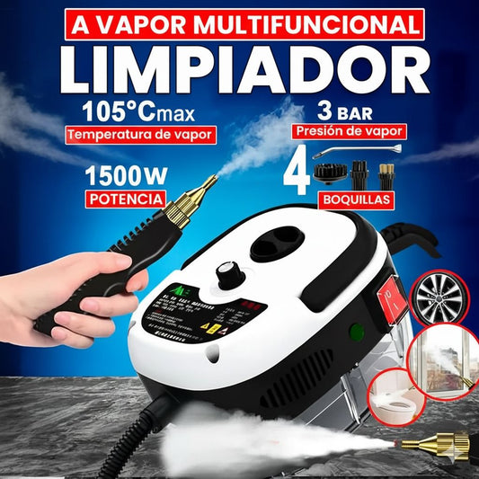 Vaporizador PowerClean 1500 W - Limpiador a Vapor Potente 1500 W