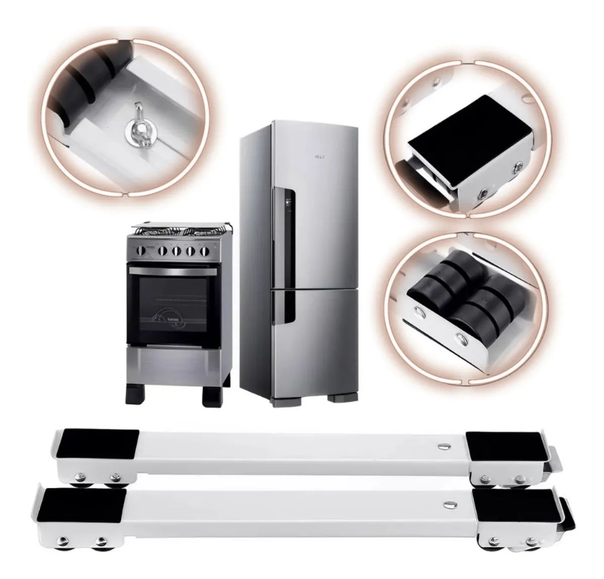 PACK 4 UND. SoportePro Ajustable - Para todo tipo de electrodomésticos